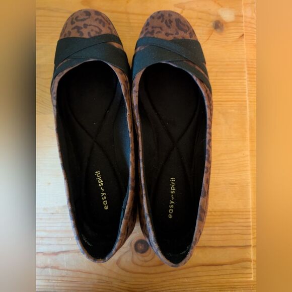 Easy Spirit Acasia Leopard Cheetah Print Flats 9WW NIB - Picture 5 of 5